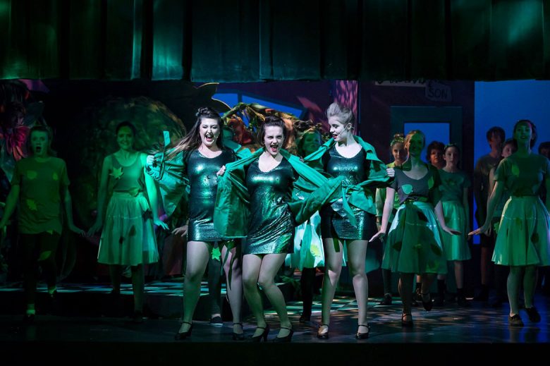 The doo-wop girls, Phoebe Cooper, Daisy Blue Ella and Natalia Leaper