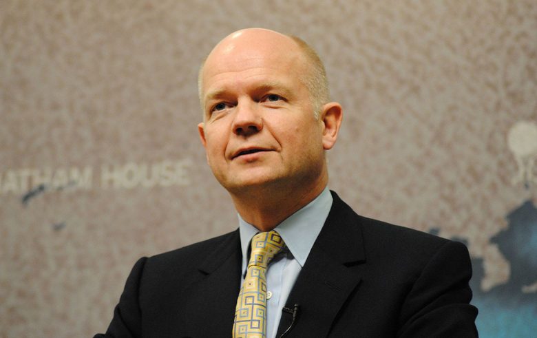 Tory Party grandee William Hague. Photograph ©  Chatham House via Wikimedia Commons