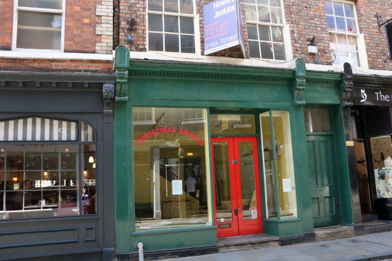 Christmas is gone at 47 Low Petergate. Photograph: Emily Dunn