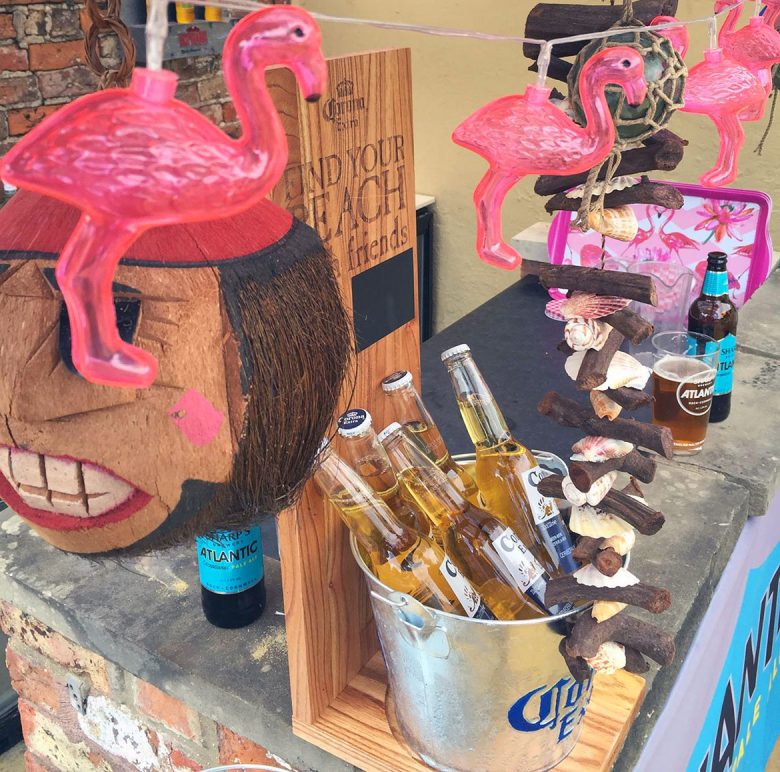 Have a cheeky tiki tipple. Photograph: Fulford Atlantic Beach on Facebook