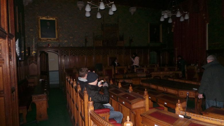 Did this hunt for ghosts in the council chamber at York Guildhall find two?