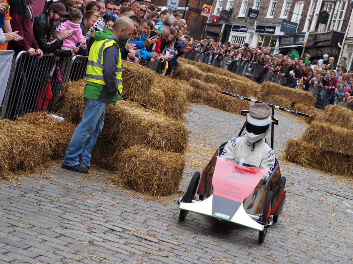 Some say that he used to appear on a motoring programme – all we know is he's called the Yorkshire Stig!