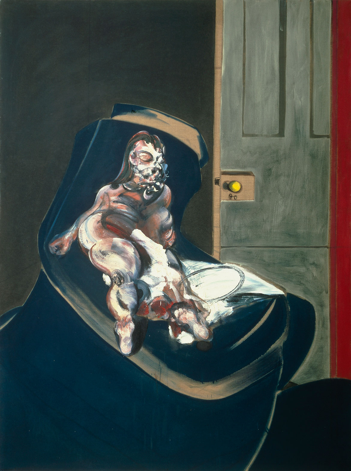 Portrait of Henrietta Moraes on a Blue Couch, 1965 (oil on canvas), Bacon, Francis (1909-92) / Manchester Art Gallery, UK / Bridgeman Images © The Estate of Francis Bacon