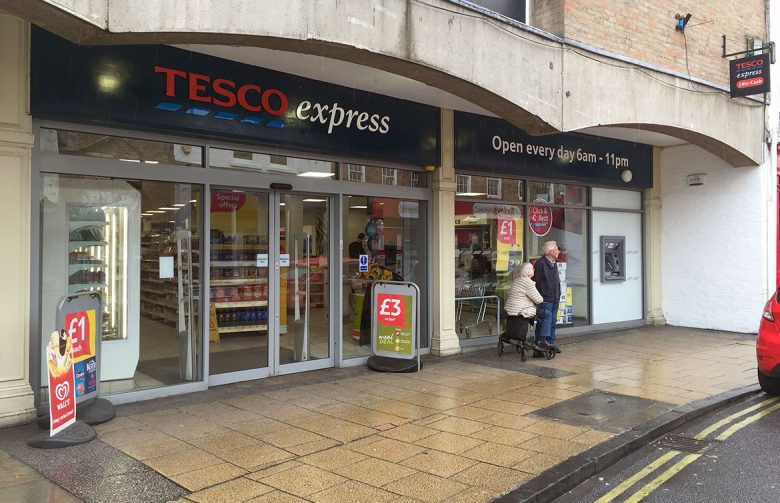 Tesco Express on Goodramgate, York. Photograph: Richard McDougall