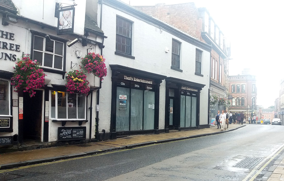 Squatters move in to vacant York shop