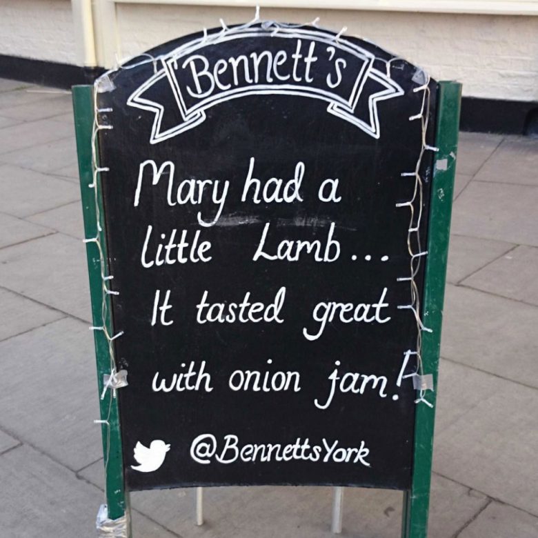 york-a-boards-bennetts-lamb