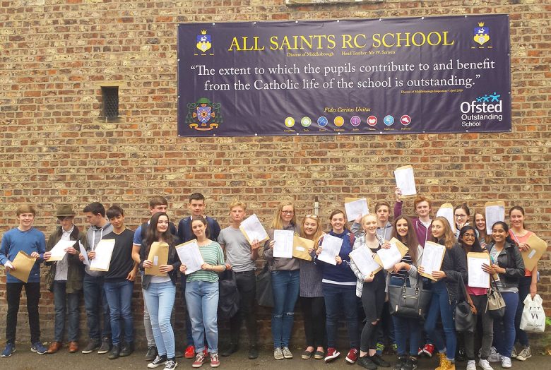 All Saints stars… Photograph: All Saints RC School