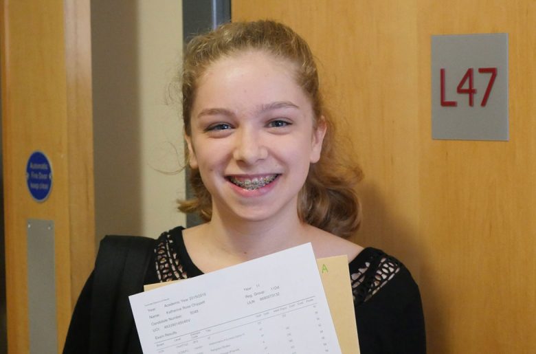 Archbishop Holgate's student Katherine Chippett achieved 12 GCSEs at a grade A* or A 