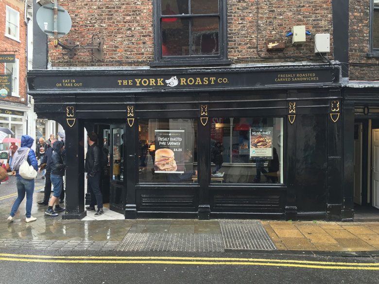 The York Roast Co on the corner of Goodramgate and Low Petergate
