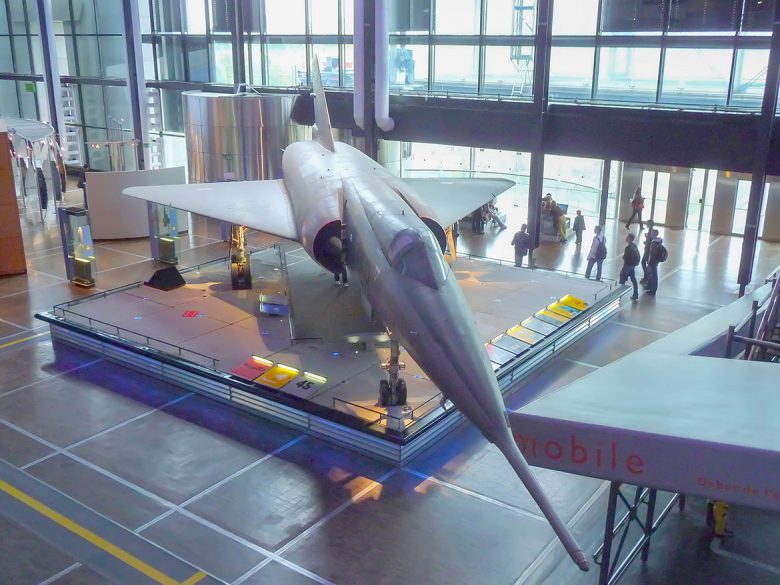 The Mirage lVA in the Citée des Sciences Museum which will soon be at Elvington