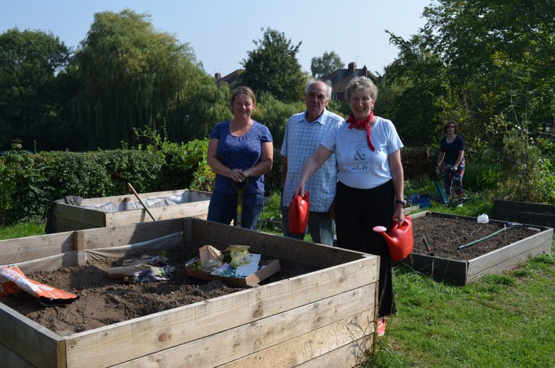 Volunteers from York Flourish, a community organisation that supports people with dementia