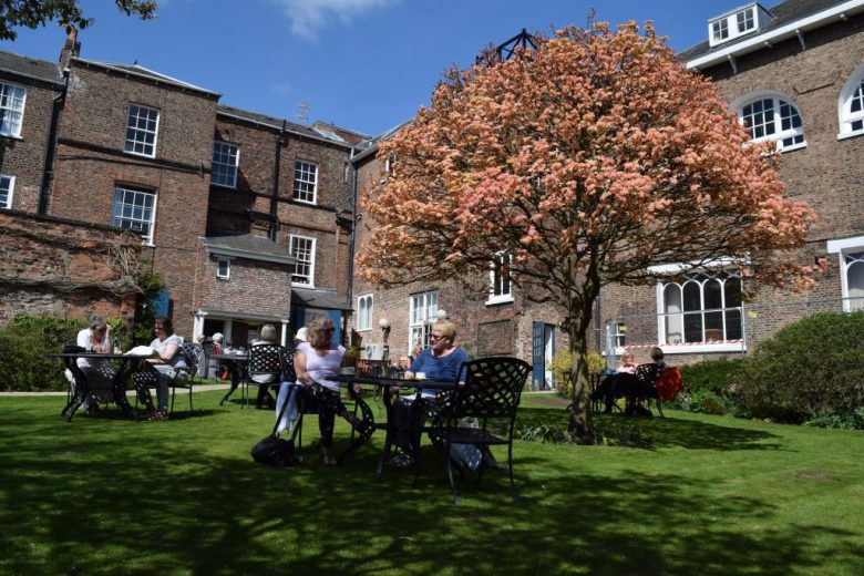 The lovely Bar Convent garden. Photograph: Heritage Open Days