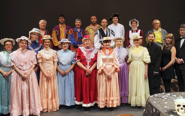The rollicking cast of Pirates