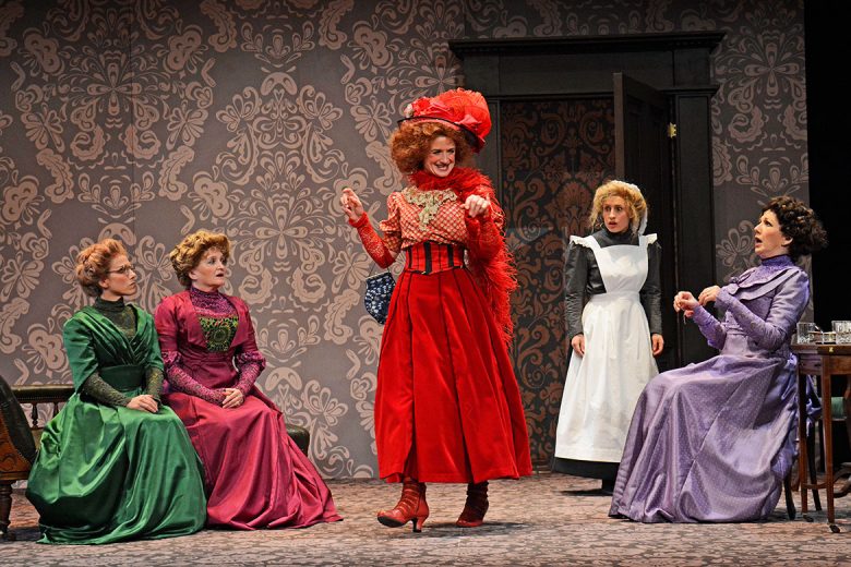 From L R Sue Devaney, kate Anthony, Zoe Lambert, Kat Rose Martin and Geraldine Fitzgerald