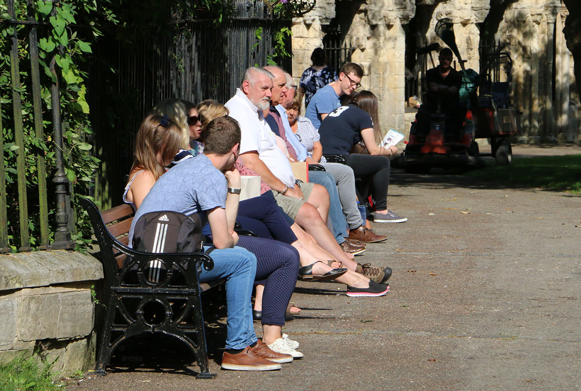 So just how hot was it today in York?