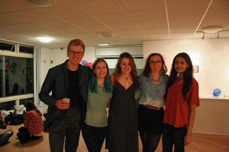 The 2015-16 committee, who assembled the anthology and organised society meetings and events
