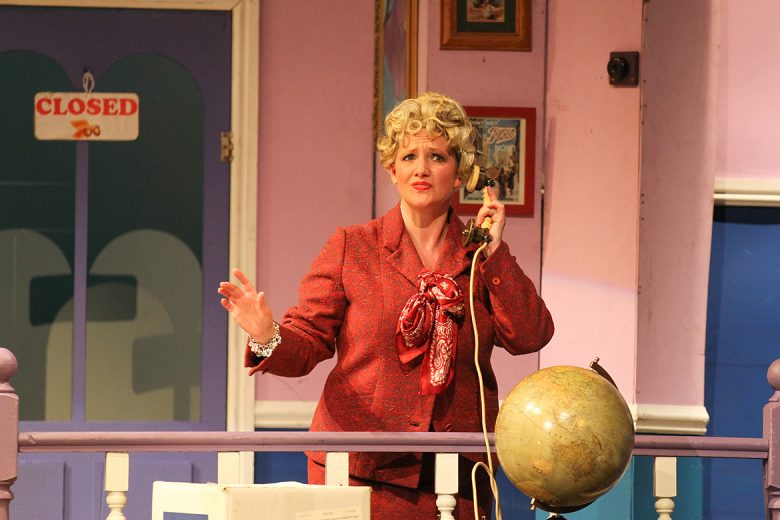 Miss Babs on the line