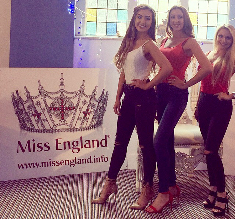 At the Miss England auditions