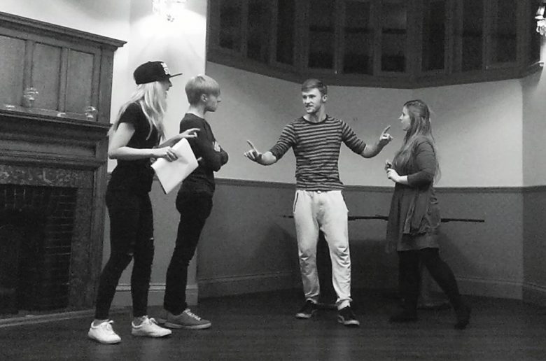 Rehearsals for Hallows Gate. Photograph: The York Terror Trail on Facebook