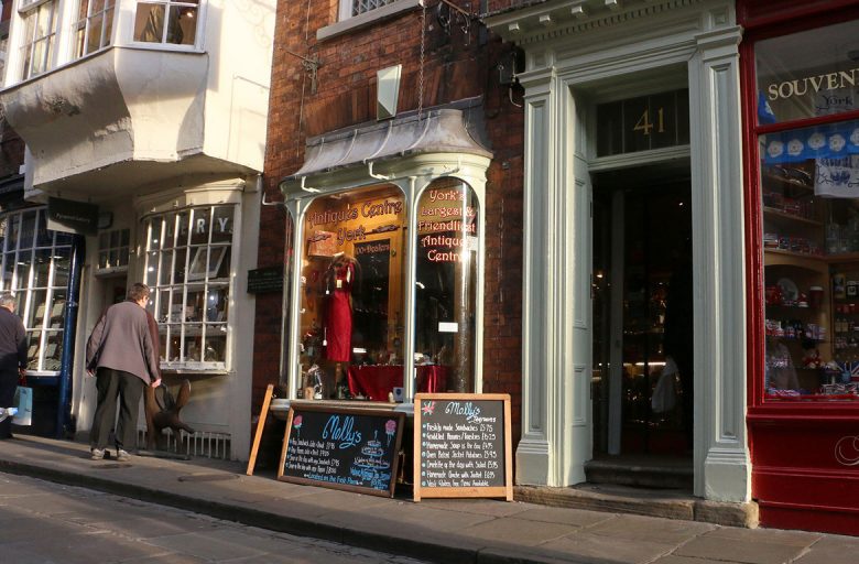 Molly's Tearooms, part of the Antiques Centre on Stonegate