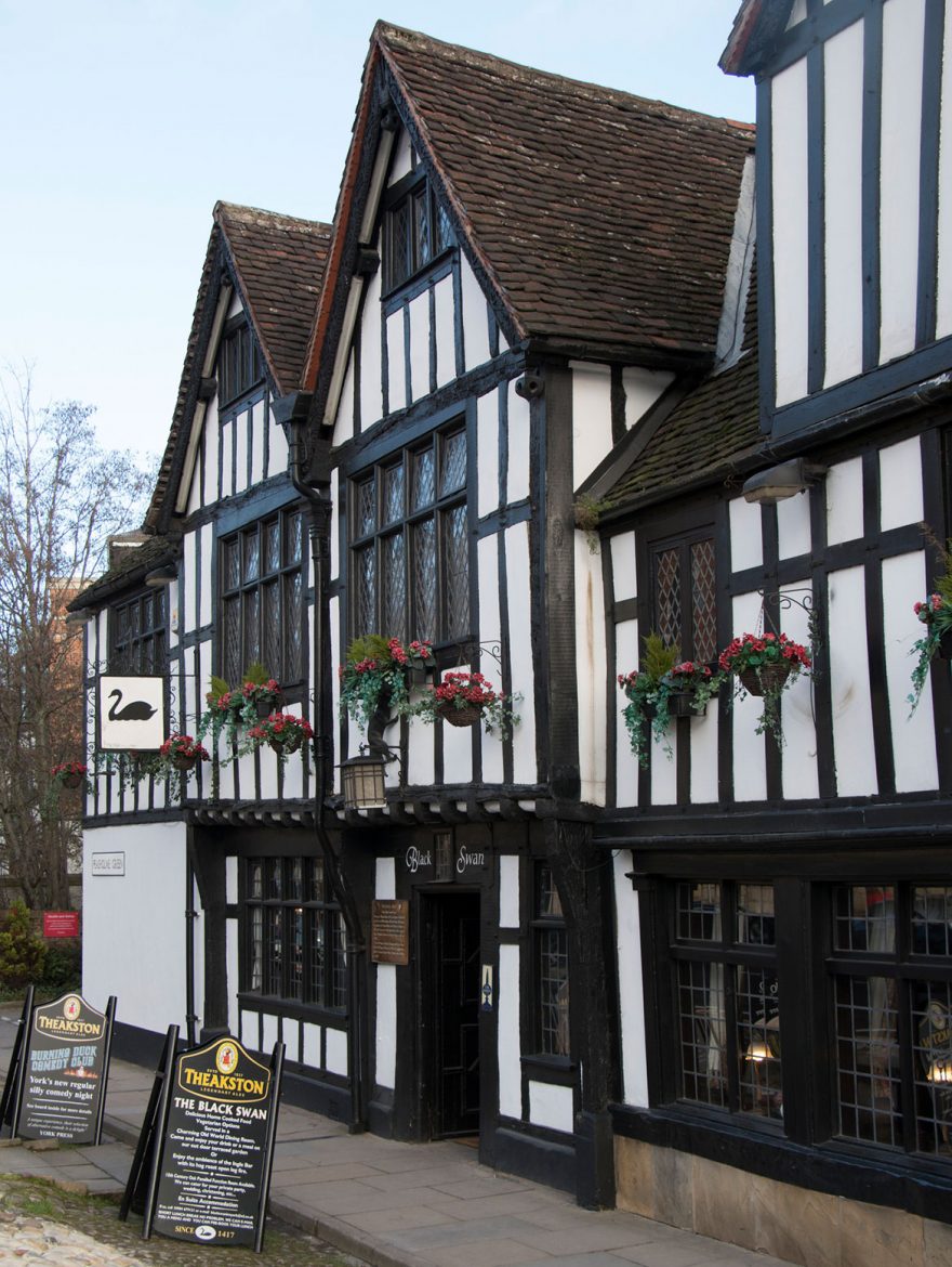 Historic: the Black Swan on Peasholme Green, York. Photograph: Richard McDougall