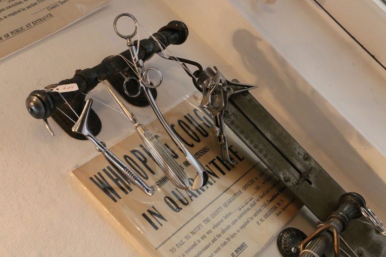 Antique medical instruments