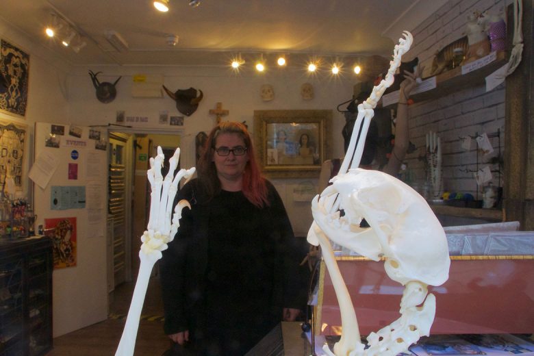 Co-owner Heather Bowser and friend