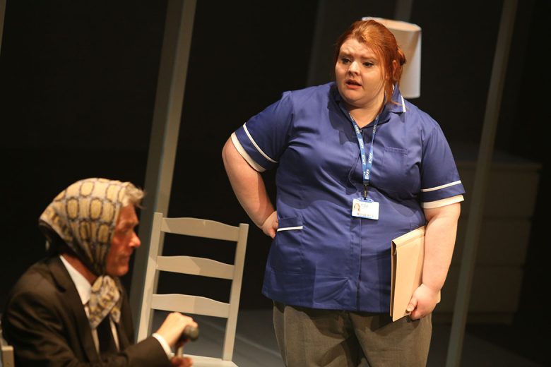 The small cast play several parts. Rob Angell and Rachael Abbey