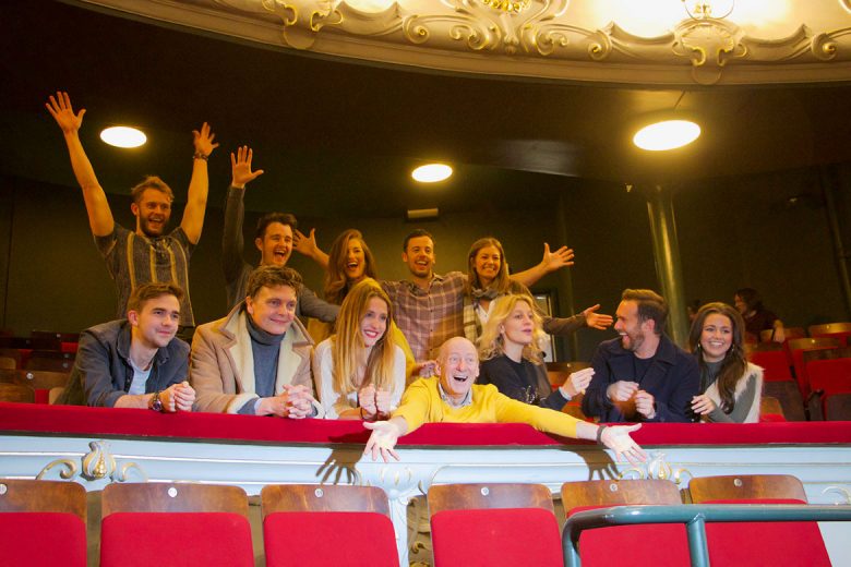 Berwick Kaler and the cast of the York Theatre Royal panto, Cinderella