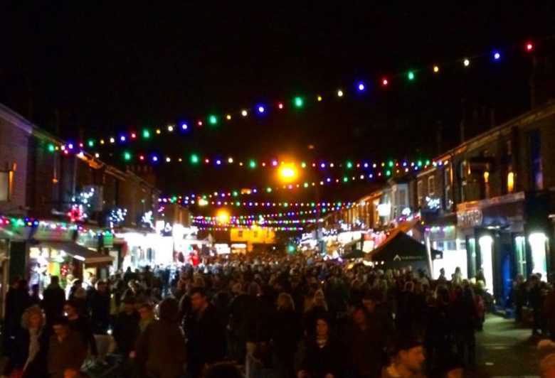 Bishy Road at Christmas 2015. Photograph: Bishy Road on Facebook / Tim Moore