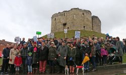 Clifford’s Tower demo in words, pix and video: ‘When 3,000 people speak, their voices must be heard’