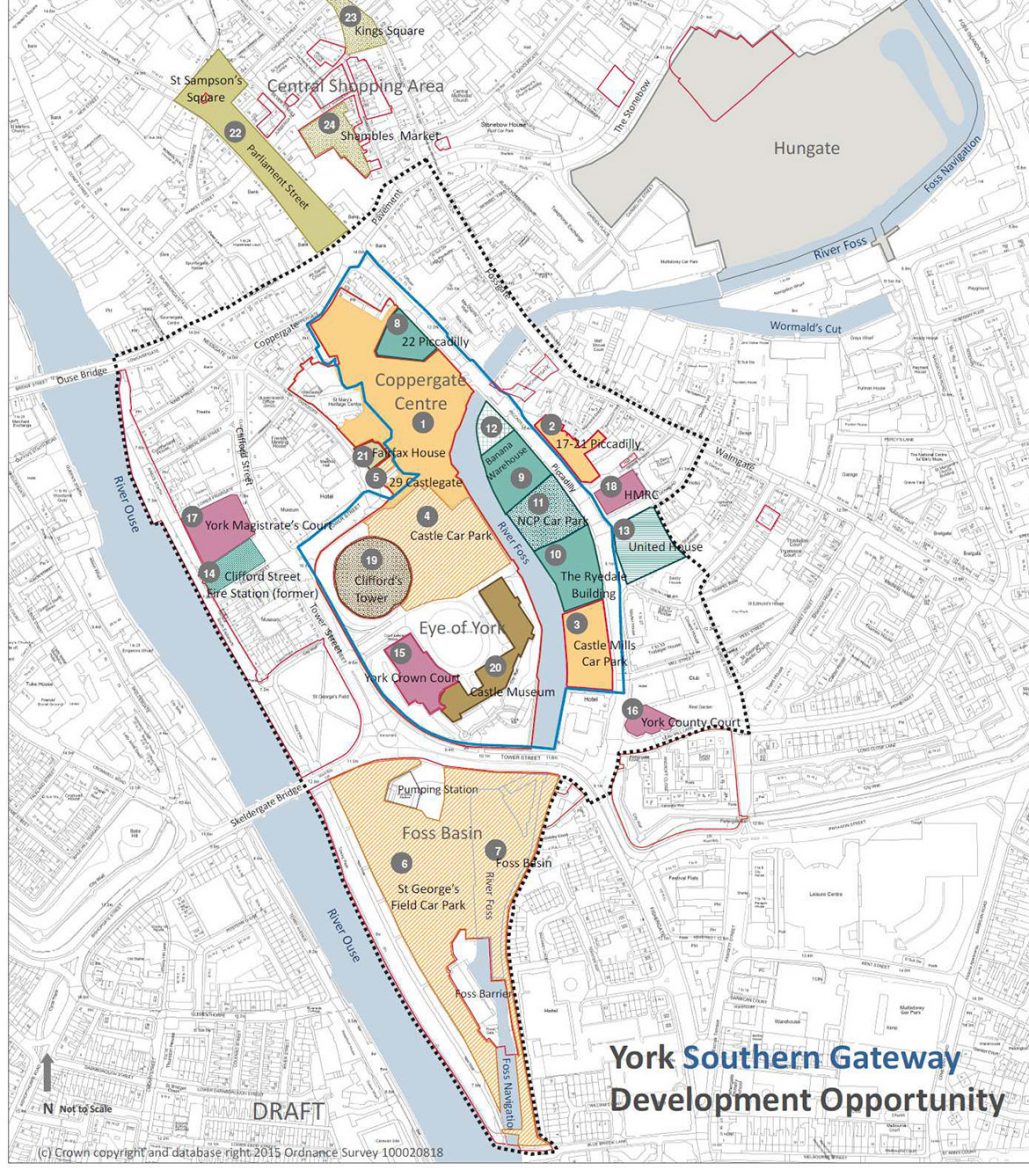 This is the Southern Gateway area of York. Image: City of York Council