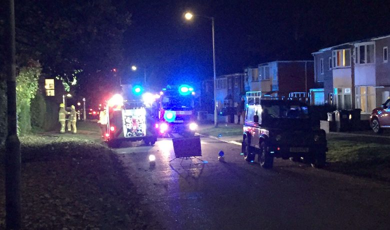 Fire crews got the blaze under control