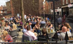 Hunt for vital witness to mass brawl in York beer garden