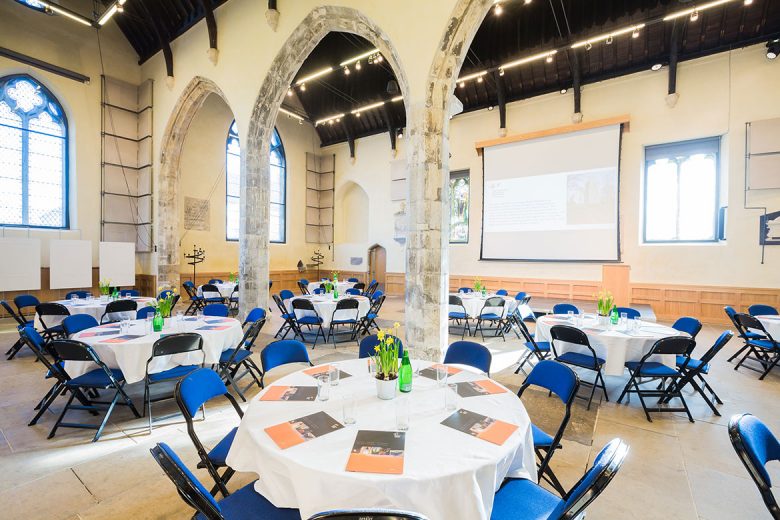 The NCEM can seat up to 120 for a formal dinner