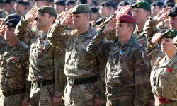 Moving ceremony at Imphal Barracks as soldiers remember the fallen