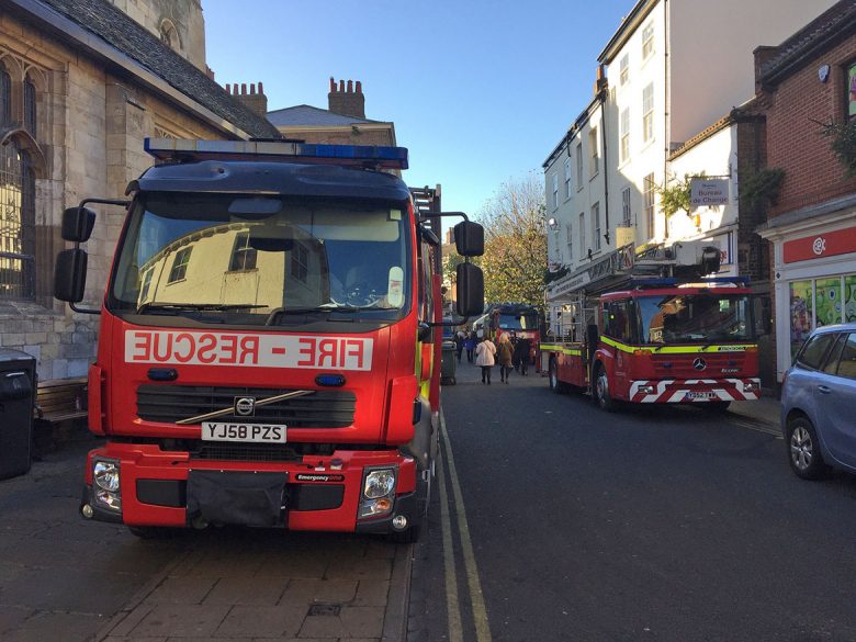 Crews were called out after reports of a burning smell