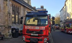 Pictures: Fire breaks out in York city centre shop