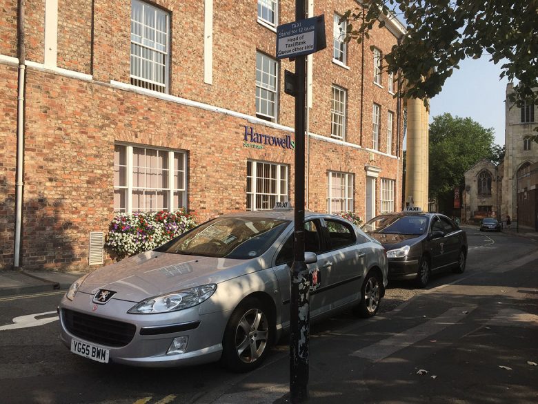 A taxi rank in York. Photograph: Richard McDougall