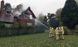 Video and 25 pix: Daylight reveals scale of damage to fire-ravaged park lodge