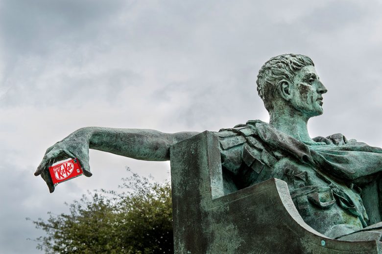 Even York's Roman emperor Constantine needs to have a break… Photograph: Nestlé