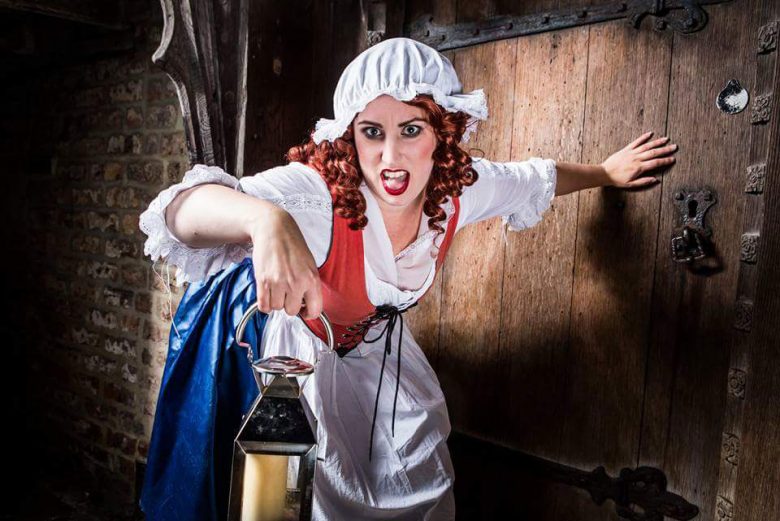 You don't have to be mad to work here… well, you do actually. Alicia Stabler as Mad Alice