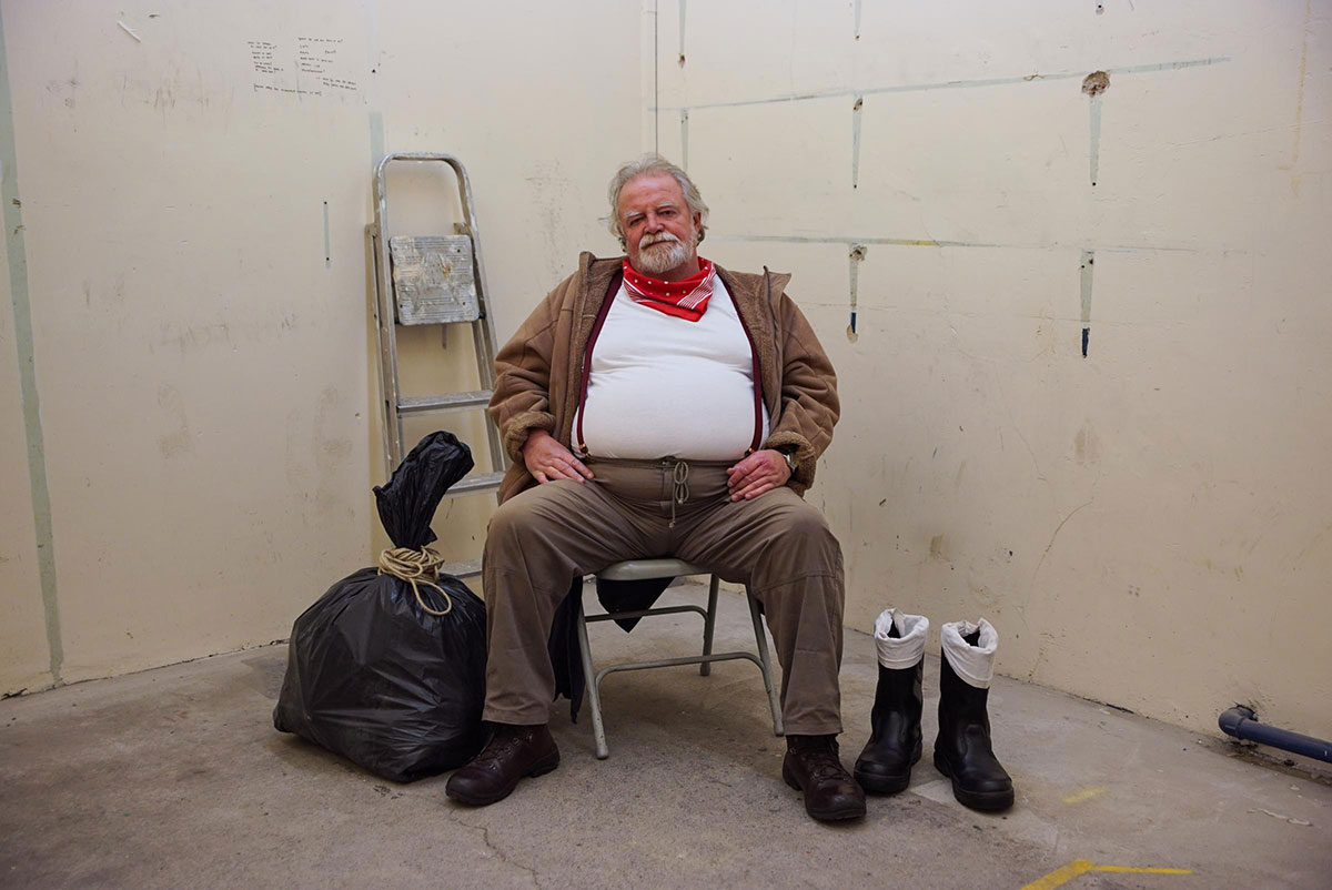 Is this Britain’s worst grotto? Bin-bag Santa moves in to York