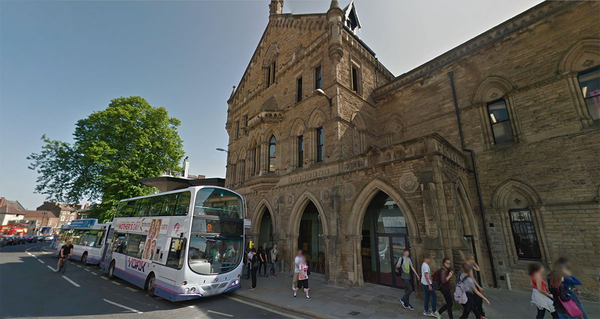 Man punched by teenager at York city centre bus stop