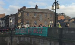 Video: York campaigners send a message to President Donald Trump on inauguration day