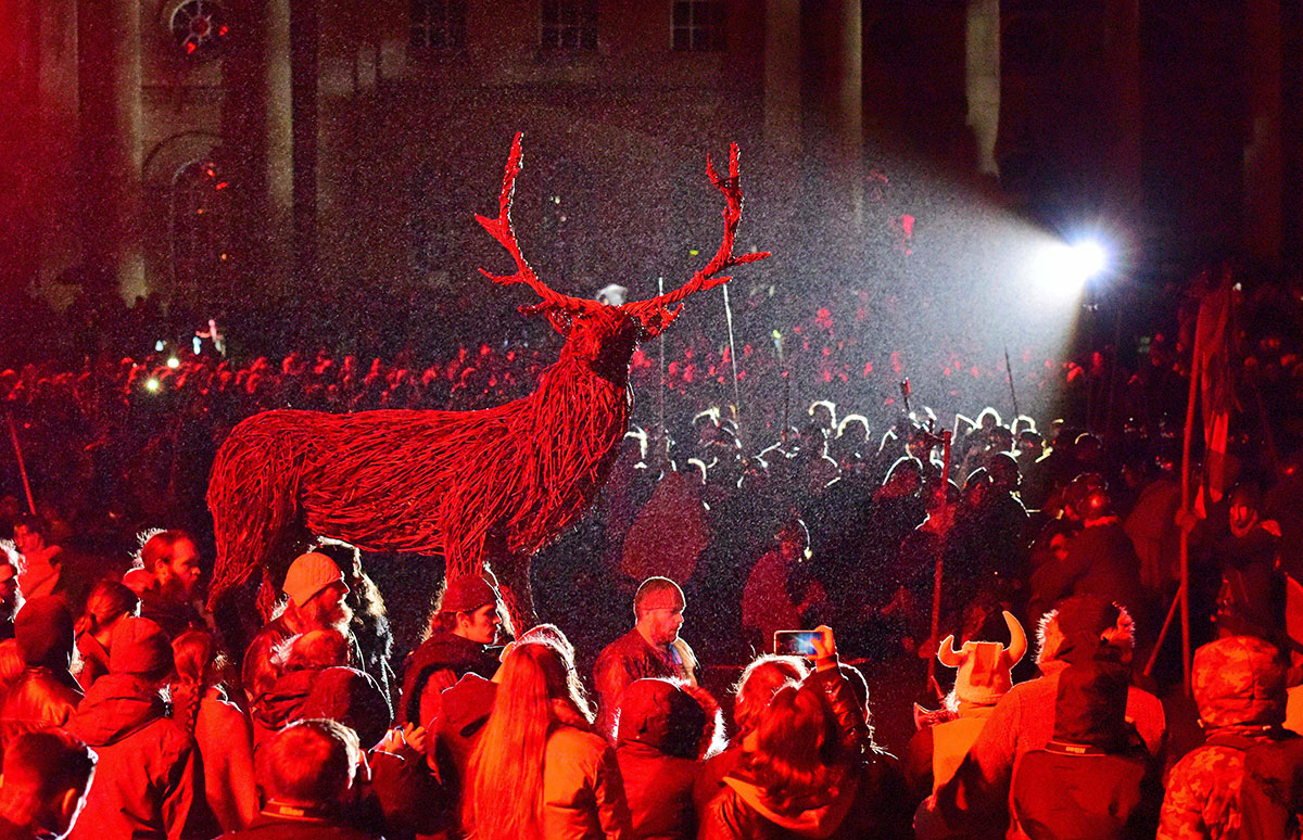 The fire and the fury: Seven images that capture the epic end of the Jorvik Viking Festival