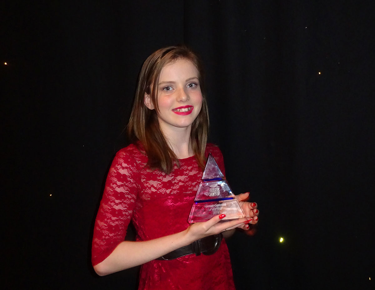 Young sports star Naomi, 11, is named Female Gymnast of the Year at one of Britain’s top clubs