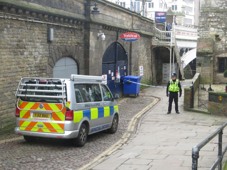 York Lendal Bridge mobile police