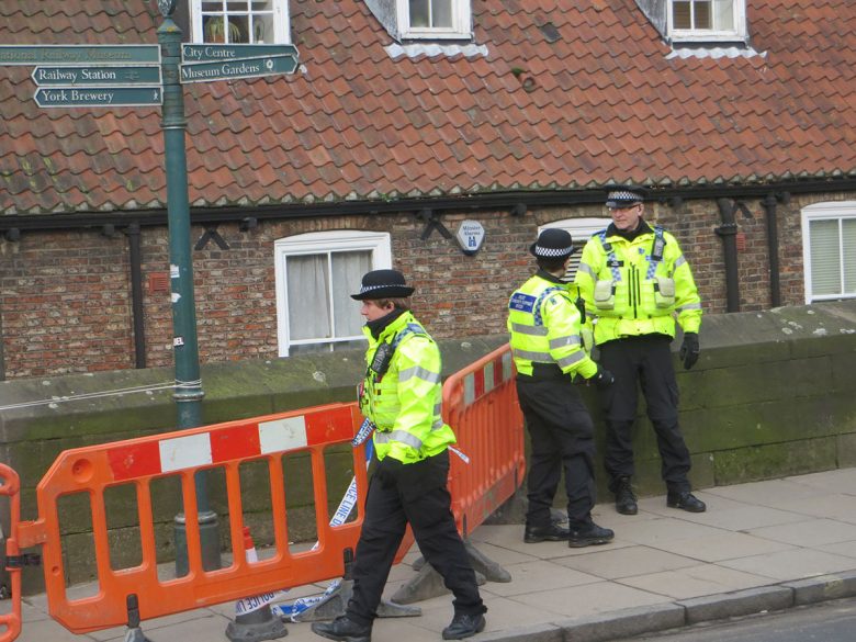 York Lendal Bridge police
