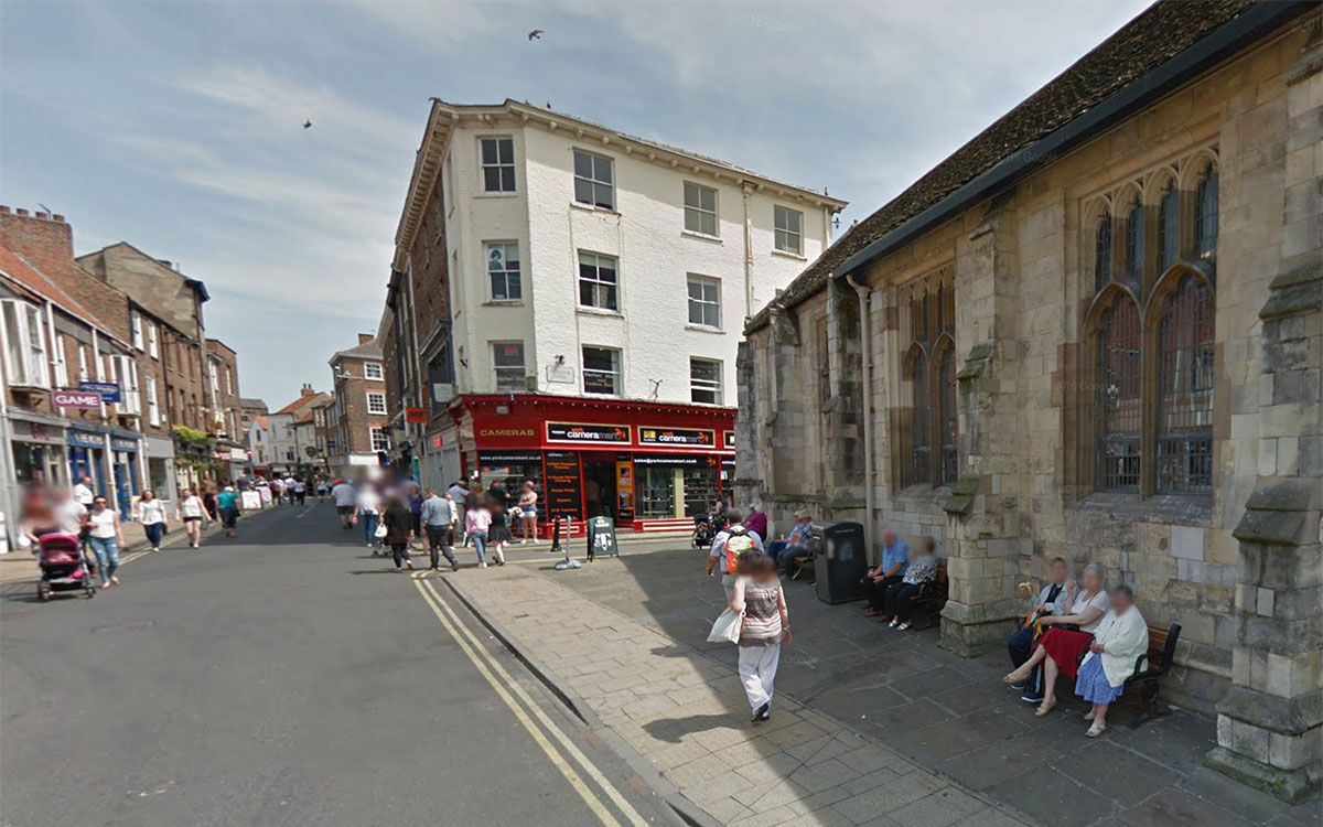 Man is left in hospital after being attacked on York city centre street